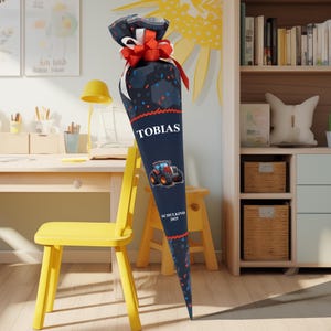 Cartable 1 MÈTRE adapté au Step Space Tractor Freddy cartable pour garçons, sac à sucre pour l'école