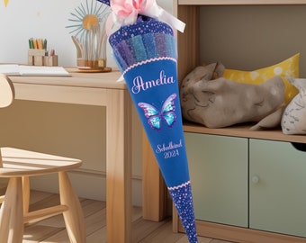 School cone 70 cm to match the school bag Step Cloud Butterfly Maja for girls sugar cone school enrollment school cone as a pillow