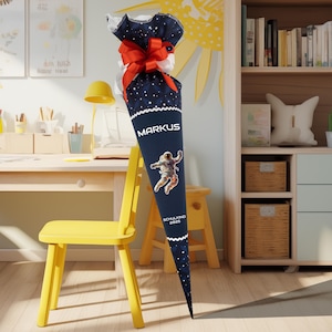 Cartable 70 cm adapté au cartable Step Cloud Star Astronaut Cosmo pour garçons Sac à sucre pour l'école comme oreiller.