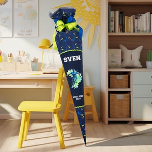 Cône d'école 70 cm adapté au sac à sucre Ergo Cubo SpitzereitBär pour garçons pour l'école