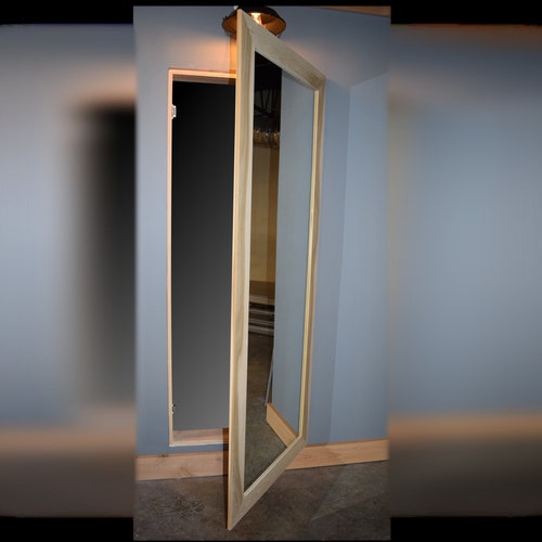 Hidden Mirror Door Etsy