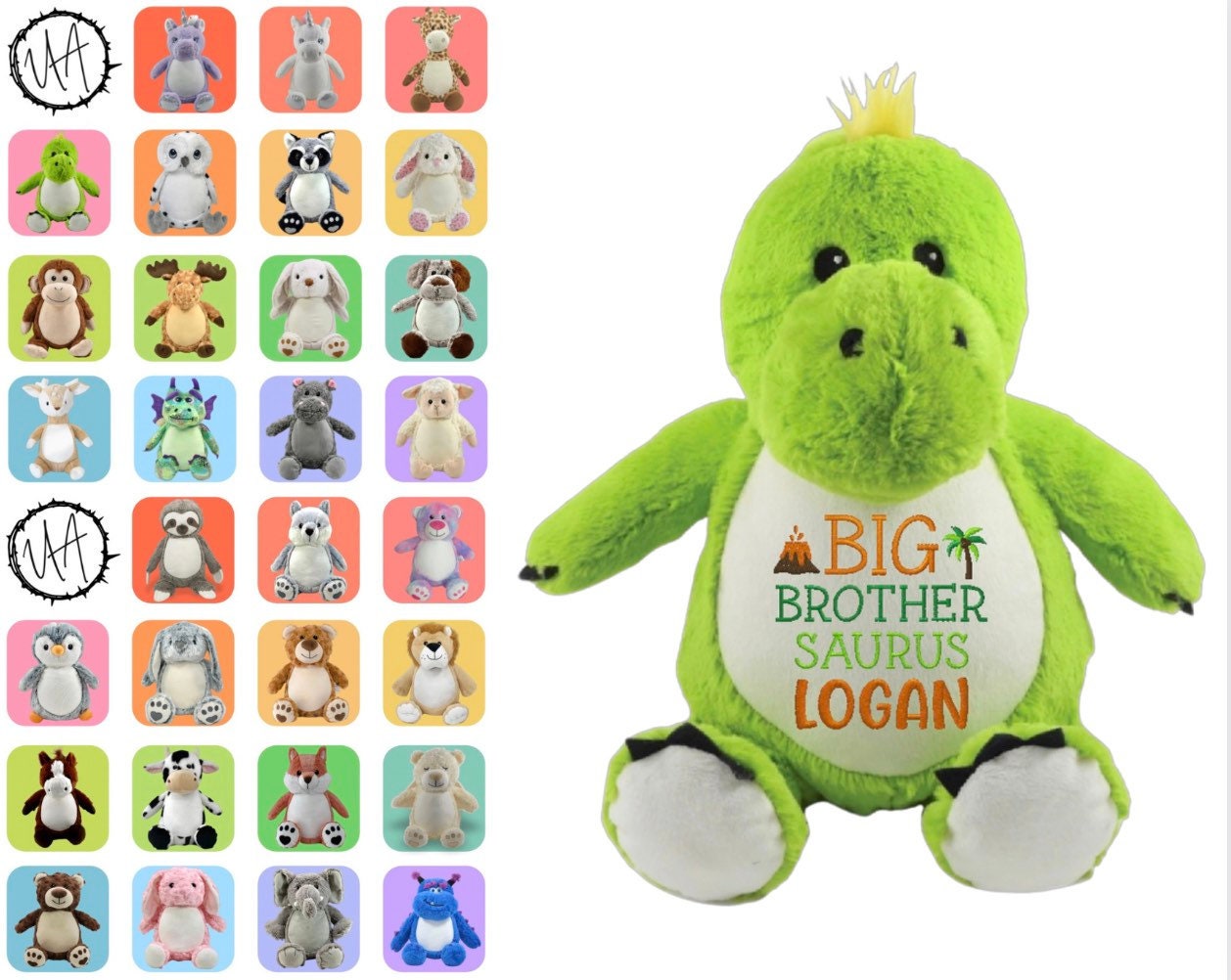 big brother little brother stuffed animals