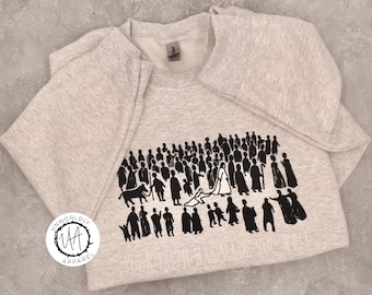 Embroidered Hem Of His Garment Sweatshirt, Christian Hoodie, Jesus Crewneck, Bible Faith Sweatshirt, Christian Gift, Christian Apparel