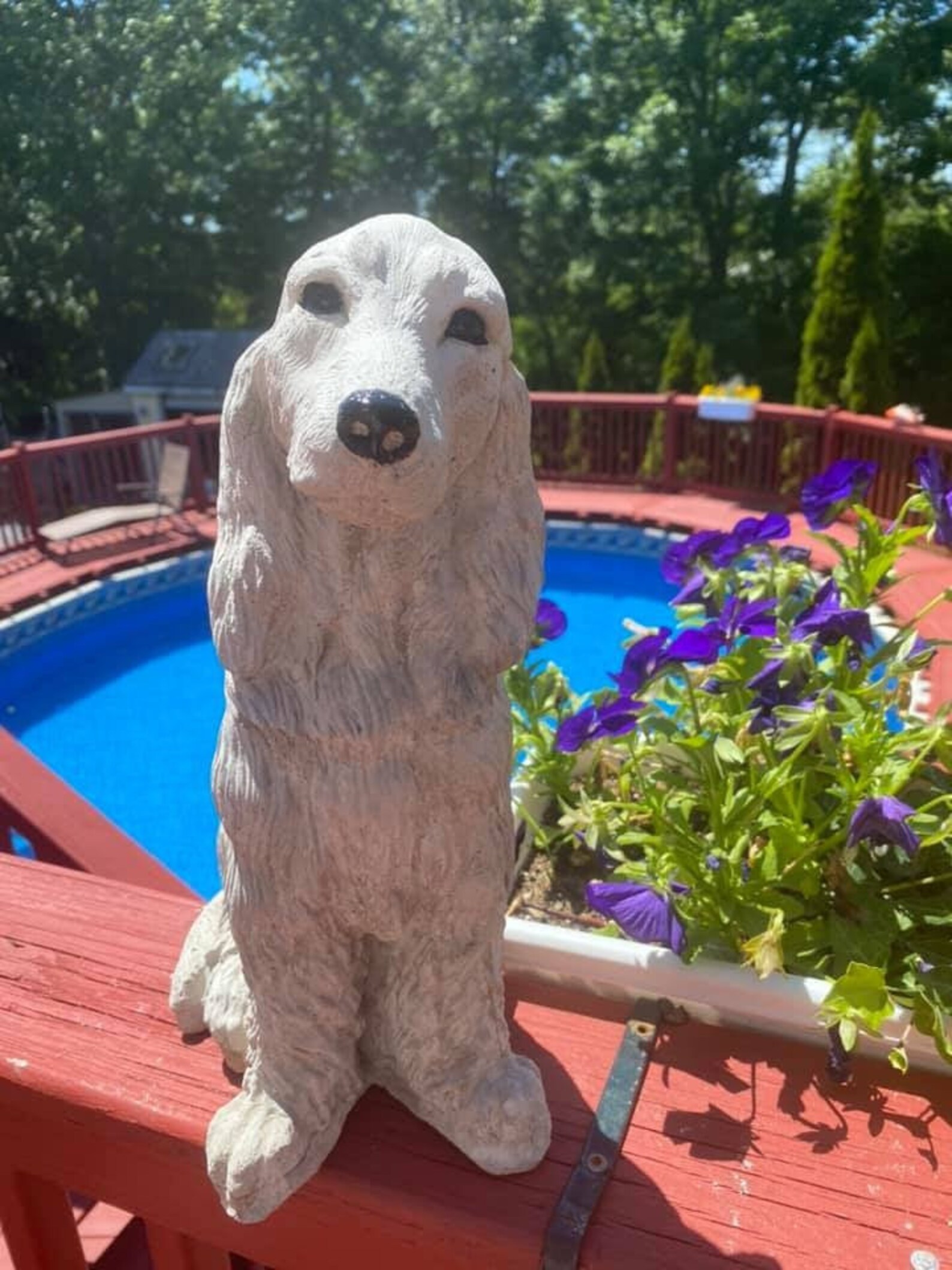 Irish Setter Dog Statue Etsy