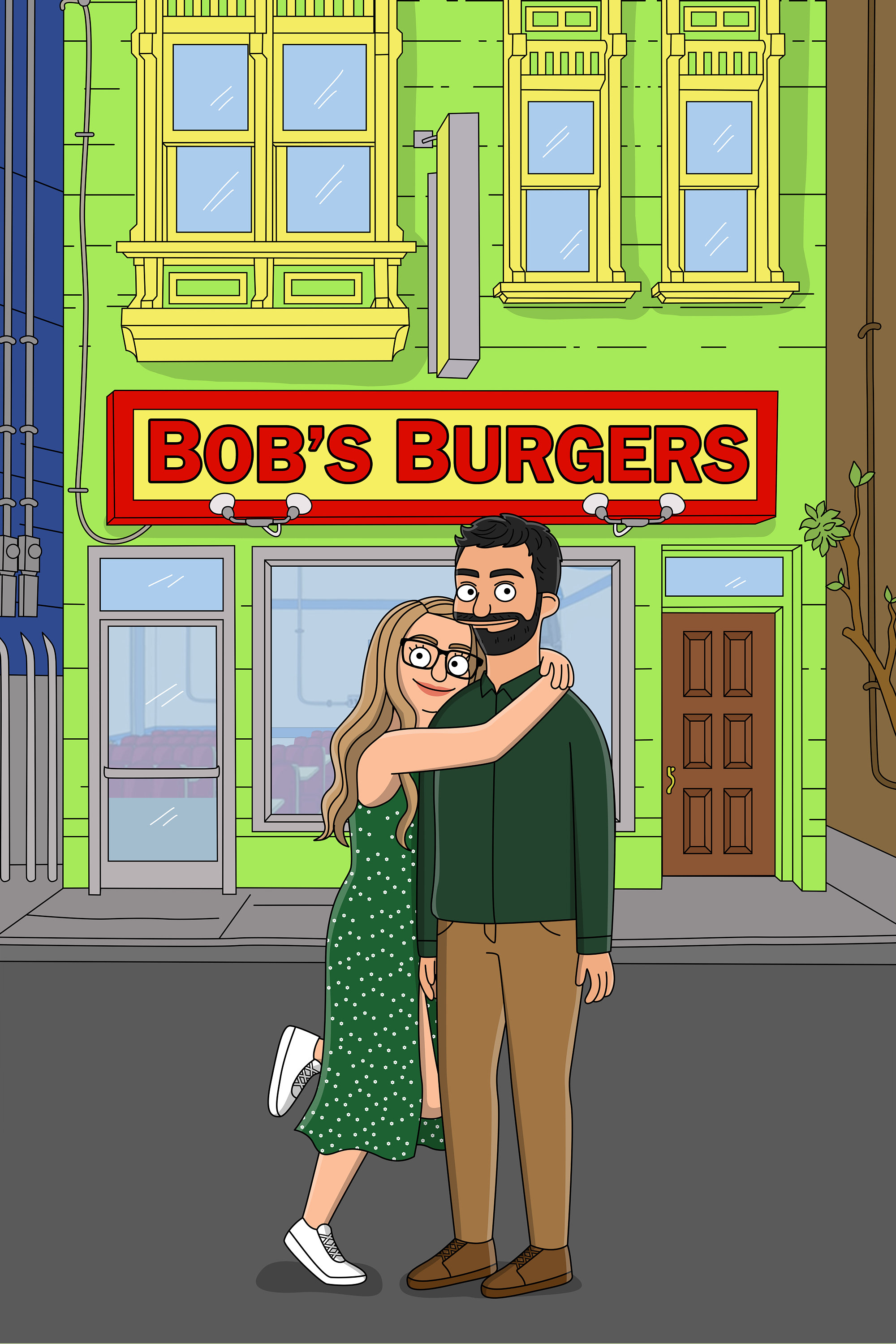 Bobs Burgers Portrait - Etsy