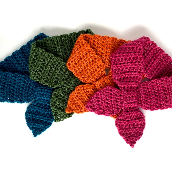 Crochet Pattern - Neckerchief Pet Scarf - Neckwear for Dogs + Cats