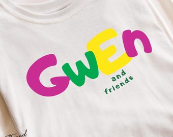 Gwen and Friends Vintage Style T-Shirt 90s Classic