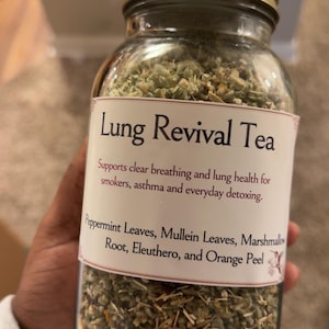 Herbal Lung Revival losse bladthee met koningskaars
