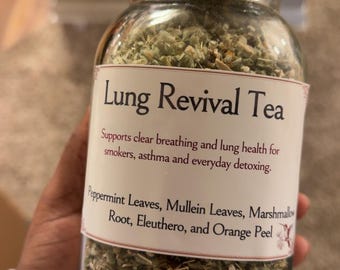 Herbal Lung Revival Loose Leaf Tea with Mullein
