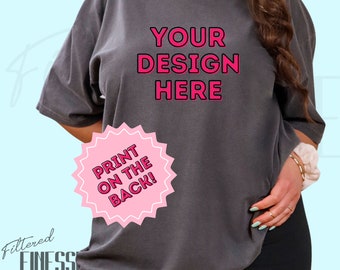Custom  T-Shirt Print, Personalized Shirt, Custom Writing, Logo Customized Comfort Colors your design