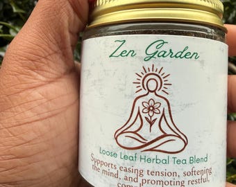 Herbal Zen Garden Tea w/ Chamomile Lemongrass Echinacea Lavender Peppermint Soothing