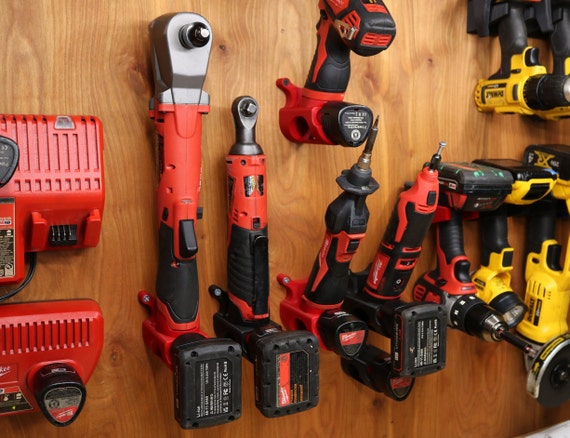 Tool Holder Milwaukee Battery Powered Tools Perch-V Tool Mount