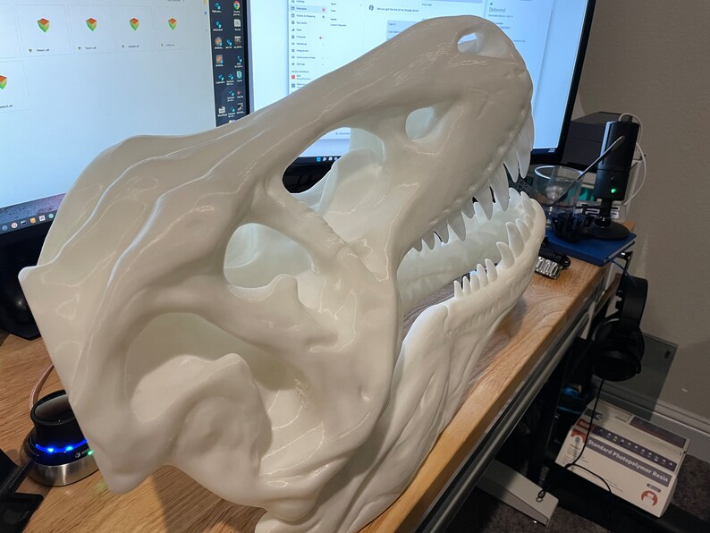 Large T-rex Skull 3D Printed 18in Wide - Etsy