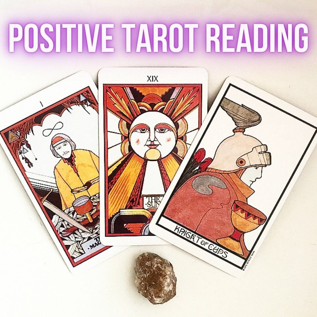 SAME DAY Positive Tarot Reading One or Three Card Reading Etsy