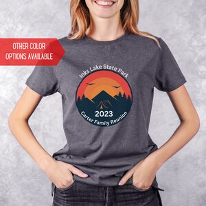 Personalized Family Reunion T-shirt, Custom Family Name shirt, Family Camping Shirt, Custom Vacation shirt for Family Trip