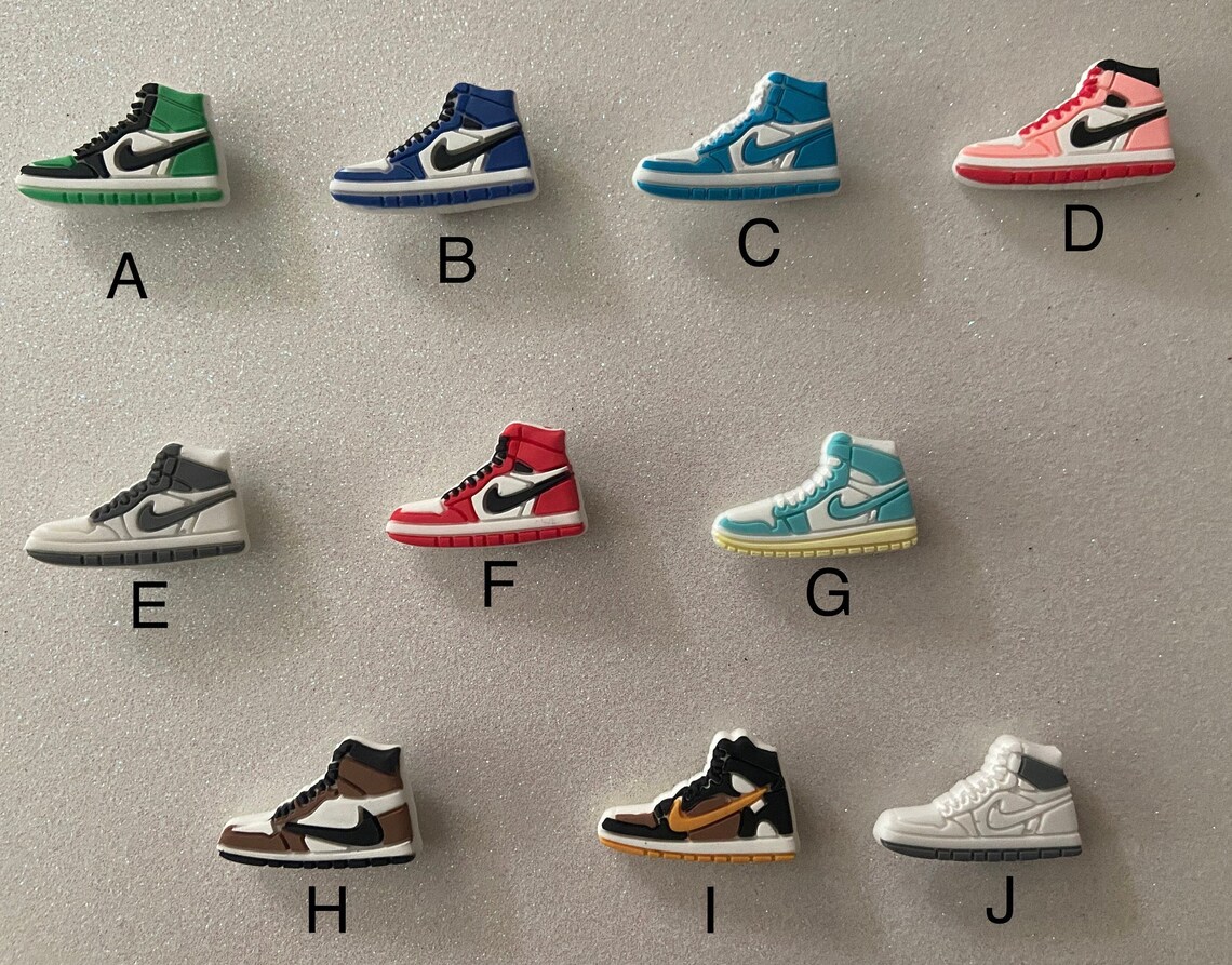 Sneaker Shoe Charms For Crocs Etsy