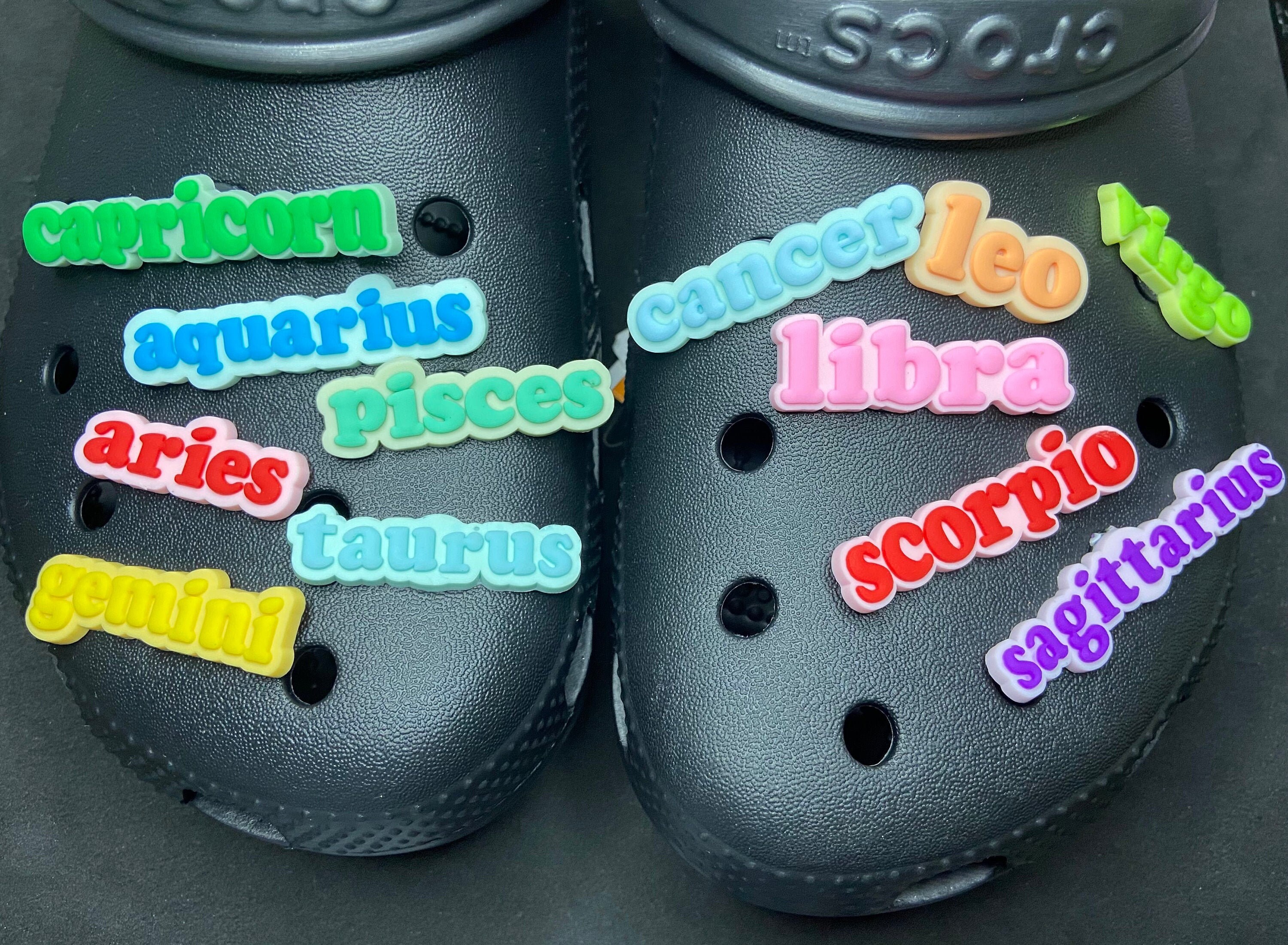 Zodiac Shoe Charms