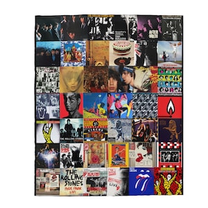The Rolling Stones All Album Covers,Let It Bleed,Tattoo You,Goats Head Soup, Sticky Fingers, No Security, Flashpoint, Gift Rock Music Lovers