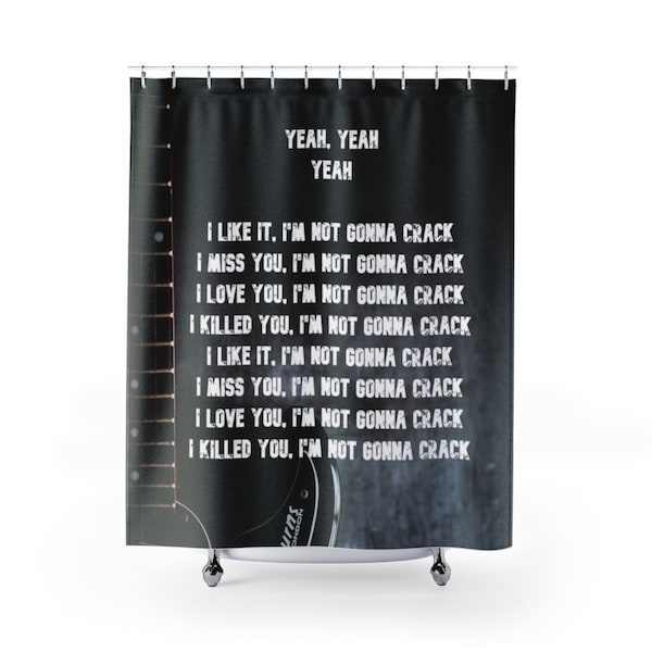 Rock and Roll Shower Curtains - Etsy