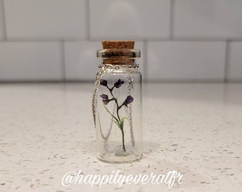 Miniature Flower, Fairy Terrarium Bottle