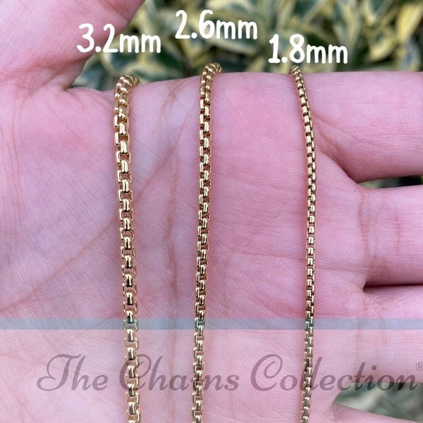 Round Box Chain - Etsy
