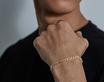 gold and silver bracelet