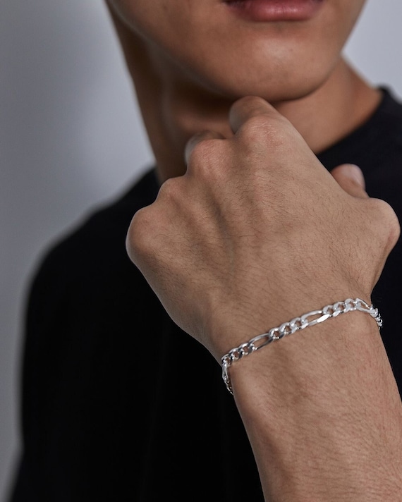 Sterling silver figaro bracelet Sterling silver figaro bracelet