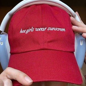 Dermatologist Esthetician Gifts Hot Girl Walk Hat Teen Girl Gift Basket SPF Dad Hat for Skincare Lovers Hot Girls Wear Sunscreen Beauty Gift