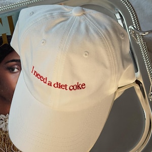 Embroidered Hat Diet Coke Gift Christmas Gifts for Girlfriends Funny Roommate Gift Hot Girl Walk Hat Hangover Kit