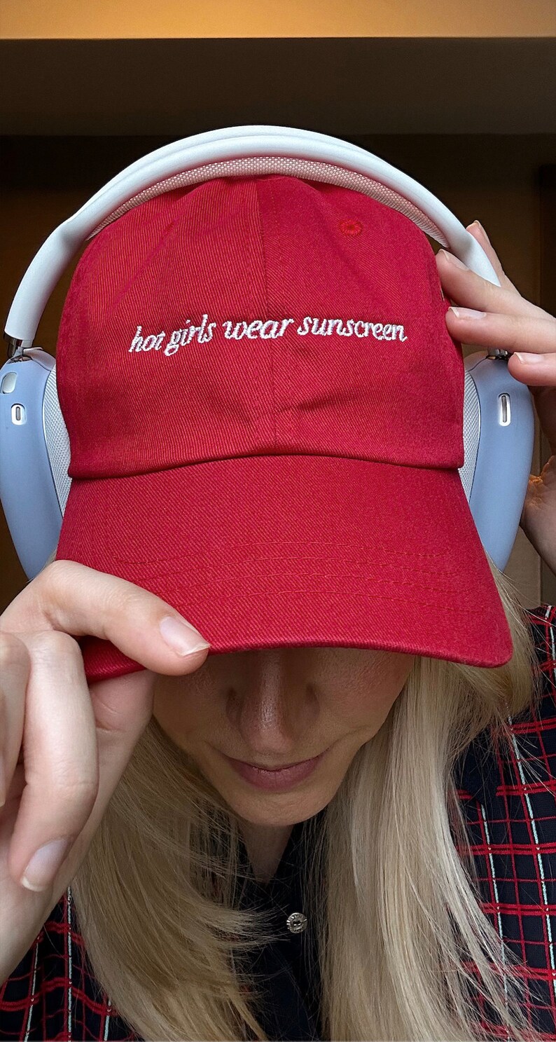 Dermatologist Esthetician Gifts Hot Girl Walk Hat Teen Girl Gift Self Care Gift Basket SPF Dad Hat for Skincare Lovers Hot Girls Wear Sunscreen Beauty Gift gifts for skincare enthusiasts hot girl walk hat self-care gift basket