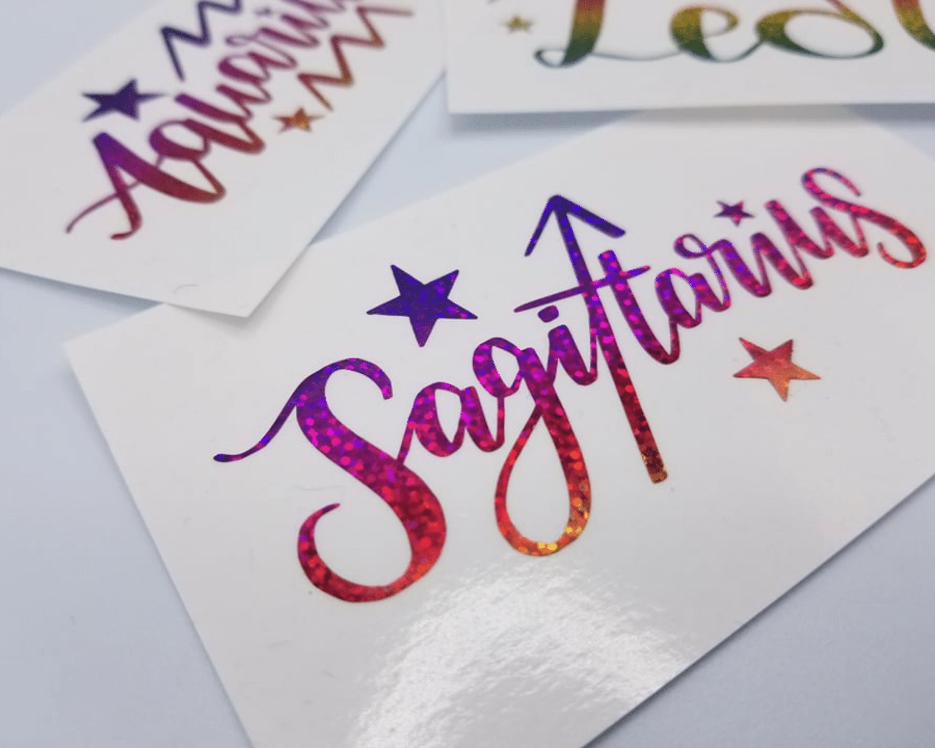 Zodiac Car Decals Zodiac Decal Sticker Sagittarius Car Etsy