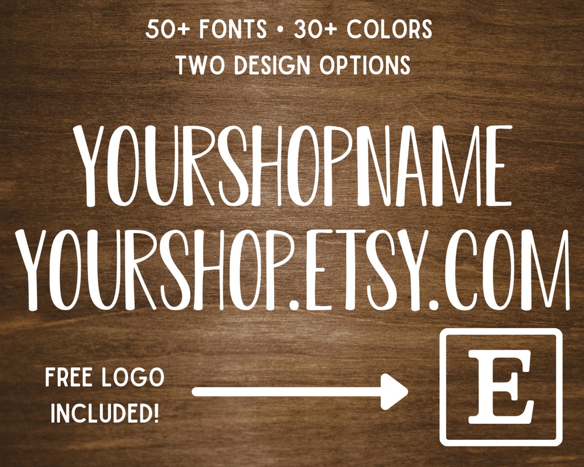 Etsy Shop Name Decal Etsy Shop Store Car Decal Social Etsy
