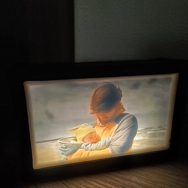 Farbige 3D Bilder 3D Foto Lithophane Hochzeitsgeschenk Valentinstags Fotogeschenk