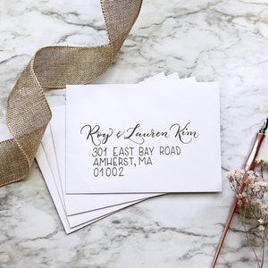 Envelope, Handwritten Envelopes, Written Address, Invitation, Calligraphy Envelopes