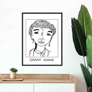 Badly Drawn Potters - Ocean Vuong - Poster / Druck - KAUFEN 2 ERHALTEN 3RD GRATIS - Kostenlose Lieferung