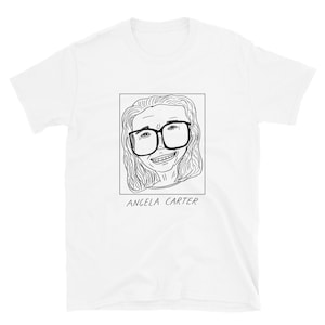 Źle narysowani autorzy - Angela Carter - Koszulka unisex - Darmowa dostawa na cały świat