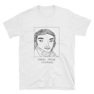 Schlecht gezeichnete Autoren - Samuel Taylor Coleridge - Unisex T-Shirt - Gratis Weltweiter Versand