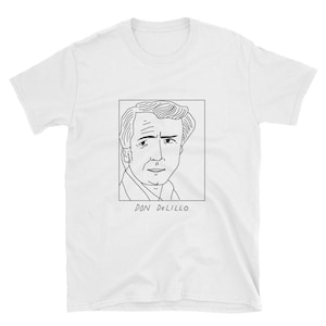 Badly Drawn Authors - Don DeLillo - Unisex T-Shirt - FREE Worldwide Delivery
