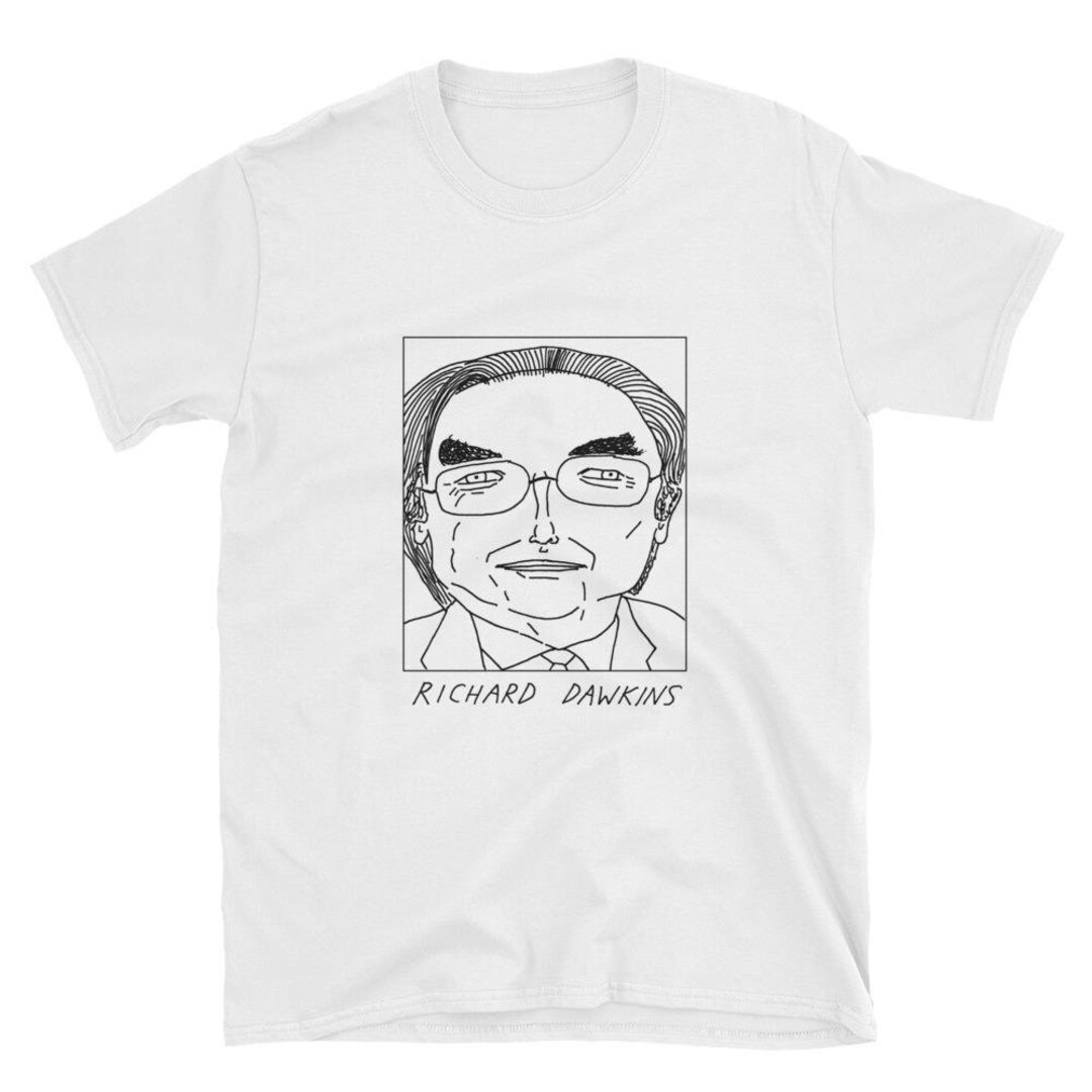 Badly Drawn Authors - Richard Dawkins - Unisex T-shirt - FREE Worldwide ...