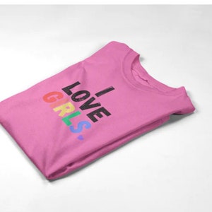 I love Girls T-shirt, Personalized I Love T-Shirt, I Heart Custom Shirt, Personalized Men&#39;s & Ladies T Shirts,