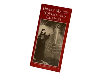 Divine Mercy Novena and Chaplet Complete Pamphlet ENGLISH - Etsy