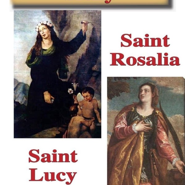 Saints of Sicily Saint Rosalia Saint Lucy Minibook