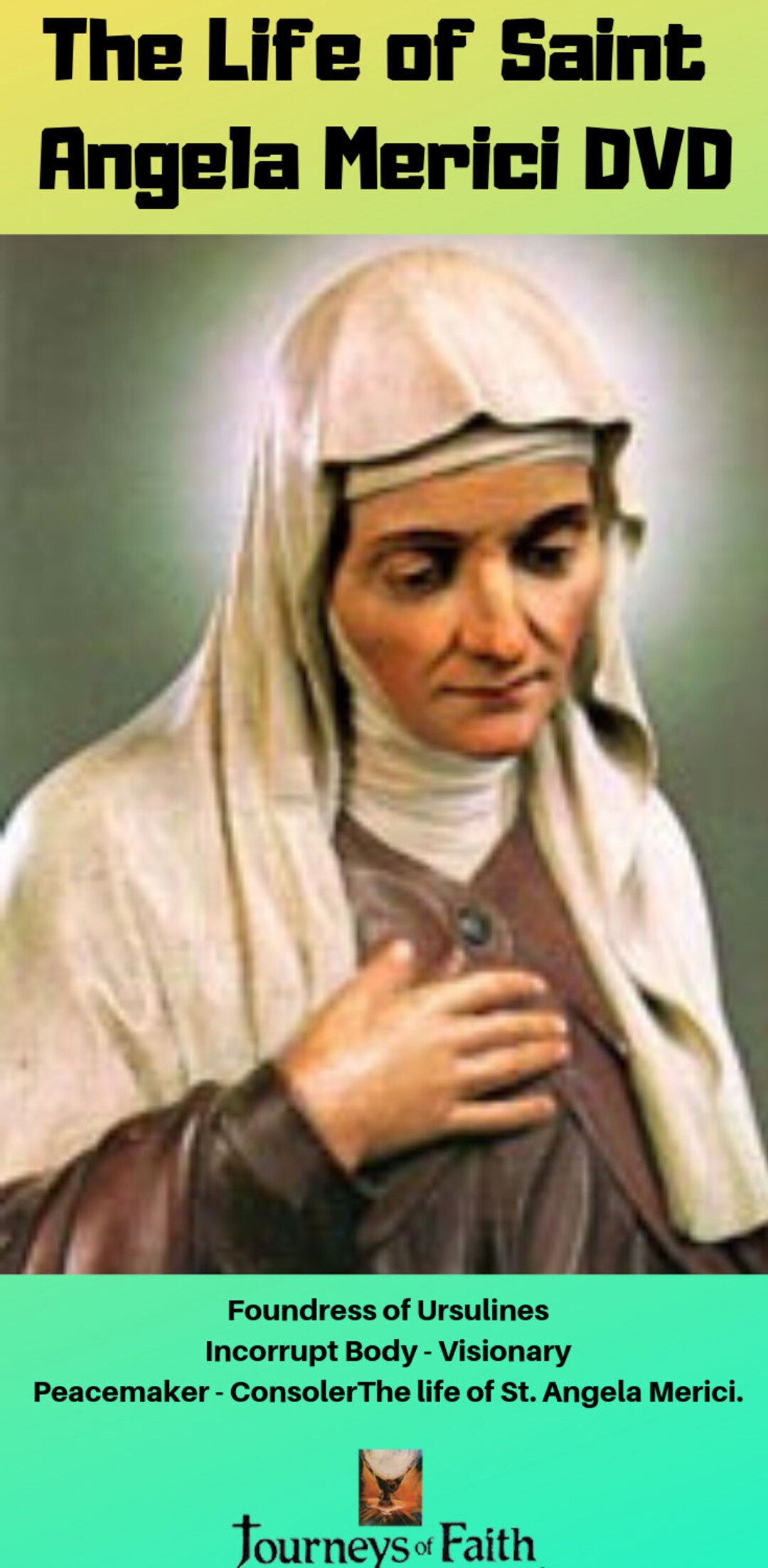 Saint Angela Merici DVD Etsy