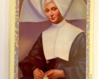 Saint Catherine Laboure Laminated Prayer Card, New