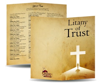 Litany of Trust Folded Prayer Card