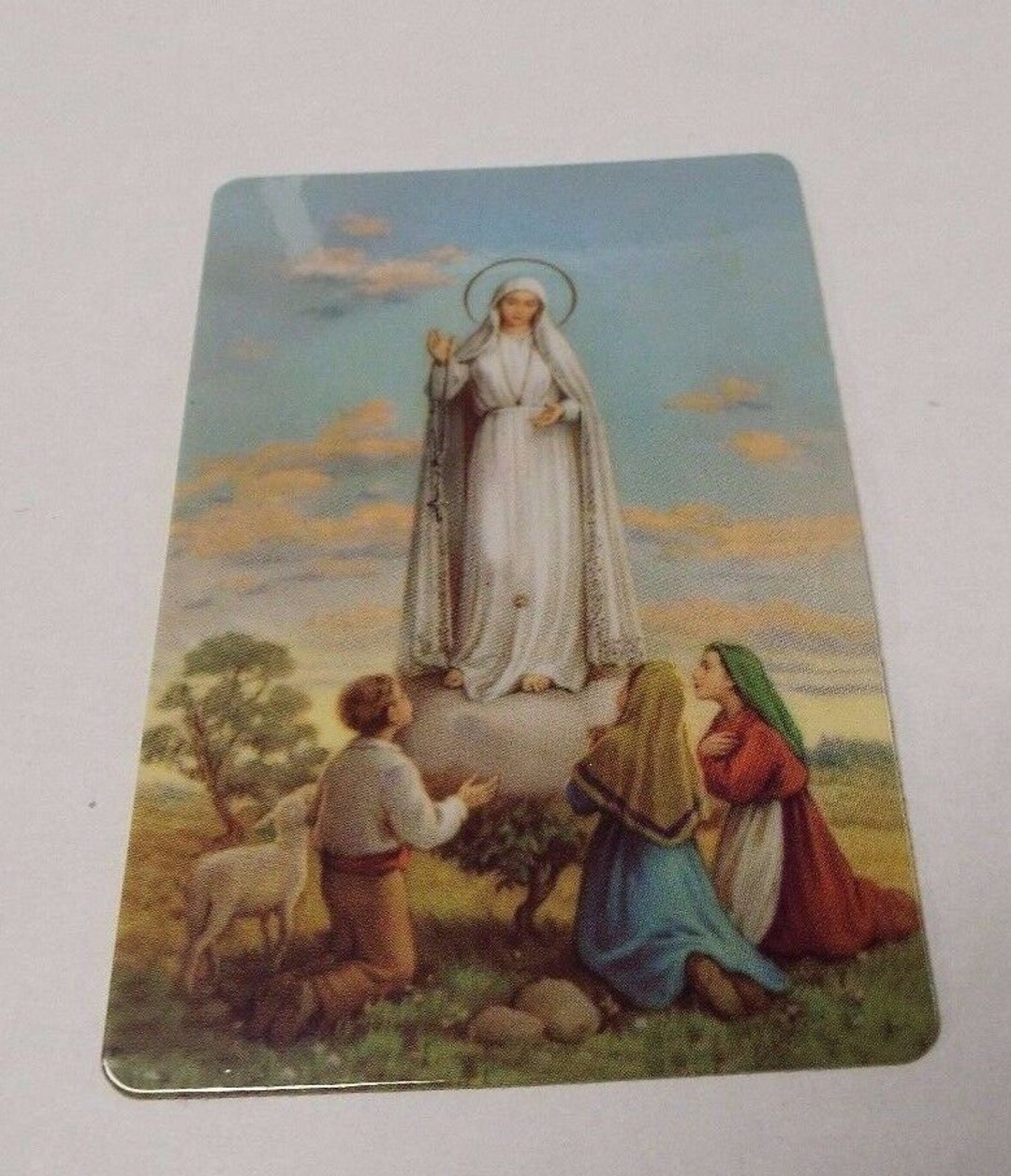 Prayer to Our Lady of Fatima Prayer Card New - Etsy