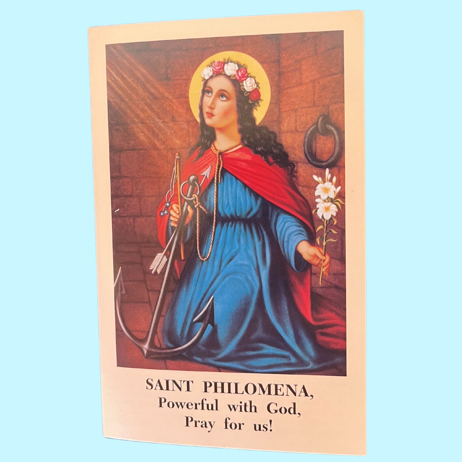 Saint Philomena Novena Prayer Card Etsy