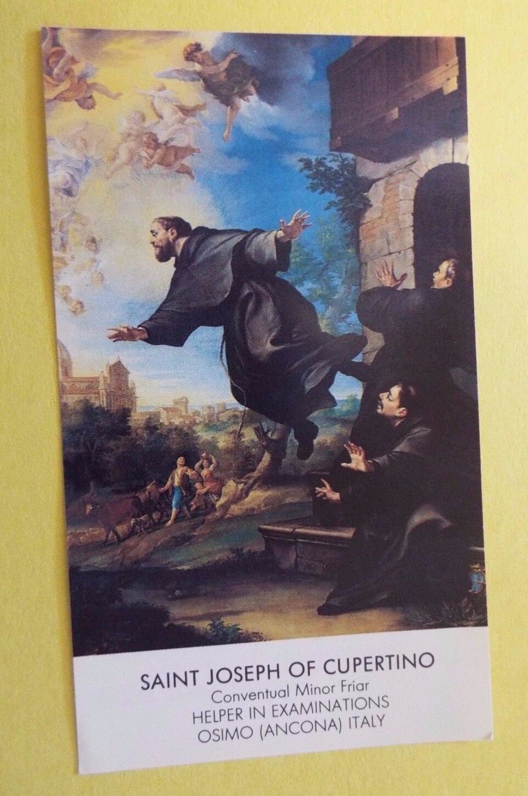 Saint Joseph of Cupertino Prayer Card for a Good Life. New Etsy Saint Joseph of Cupertino Prayer Card for a Good Life. New Etsy