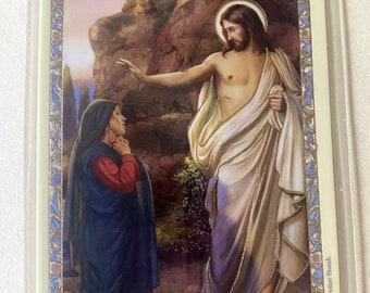 Saint Mary Magdalene Laminated Prayer Card,New