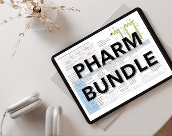 PA Pharmacology Complete Chart Set